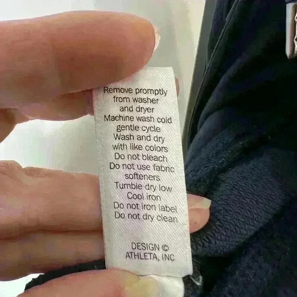 Athleta Women’s Jogger Adjustable Ankle Pants Size 4 Blue - Picture 5 of 9